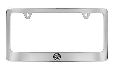 Buick Logo Chrome Metal license Plate Frame Holder