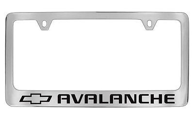 Chevrolet Avalanche Chrome Metal license Plate Frame Holder