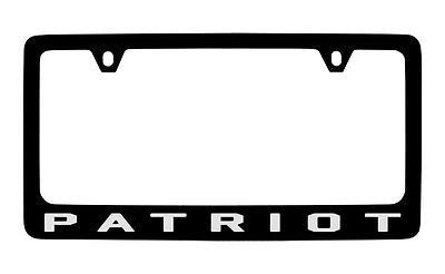 Jeep Patriot Black Metal license Plate Frame Holder