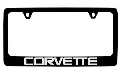 Chevrolet Corvette C4 Black Metal license Plate Frame Holder