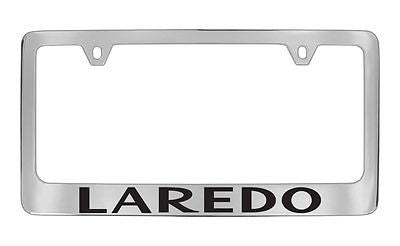 Jeep Laredo Chrome Metal license Plate Frame Holder