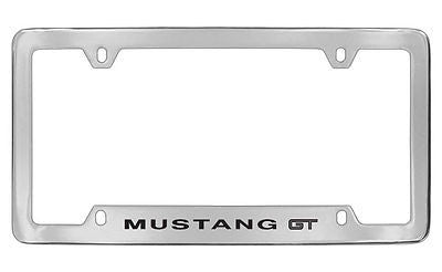 Ford Mustang Gt Chrome Metal license Plate Frame Holder