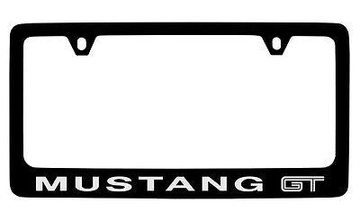 Ford Mustang Gt Black Metal license Plate Frame Holder