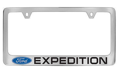 Ford Expedition Chrome Metal license Plate Frame Holder