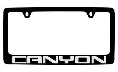 GMC Canyon Black Metal license Plate Frame Holder