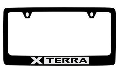 Nissan Xterra Black Metal license Plate Frame Holder