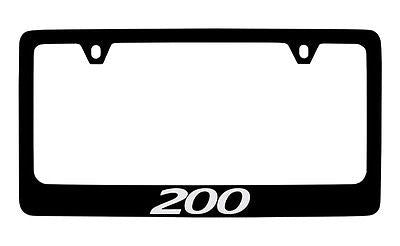 Chrysler 200 Black Metal license Plate Frame Holder