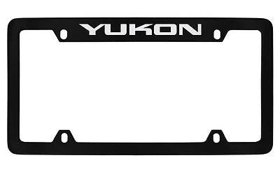 GMC Yukon Black Metal license Plate Frame Holder