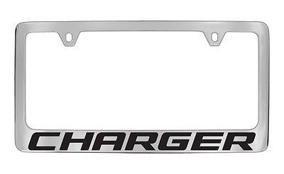 Dodge Charger Chrome Metal license Plate Frame Holder