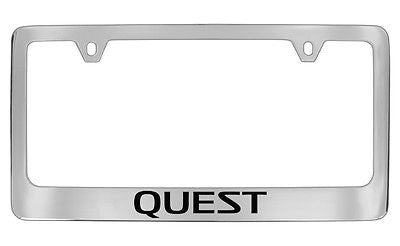 Nissan Quest Chrome Metal license Plate Frame Holder