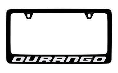 Dodge Durango Black Metal license Plate Frame Holder