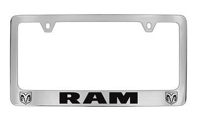 Dodge Ram Chrome Metal license Plate Frame Holder