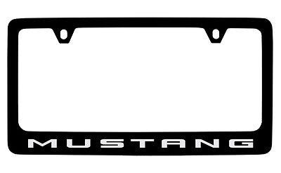 Ford Mustang Black Metal license Plate Frame Holder