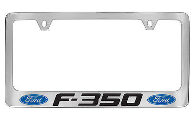 Ford F-350 Chrome Metal license Plate Frame Holder