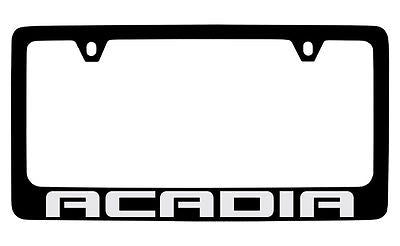 GMC Acadia Black Metal license Plate Frame Holder