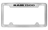 Dodge 1500 Ram Chrome Metal license Plate Frame Holder 4 Hole