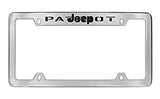 Jeep Patriot Chrome Metal license Plate Frame Holder 4 Hole