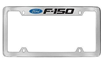 Ford F-150 Chrome Metal license Plate Frame Holder 4 Hole