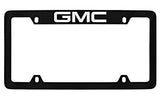 GMC Logo Black Metal license Plate Frame Holder 4 Hole