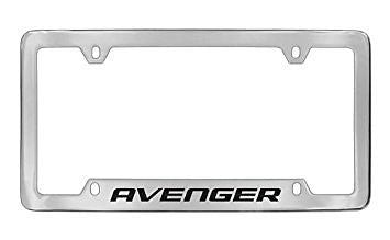 Dodge Avenger Chrome Metal license Plate Frame Holder 4 Hole