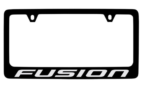 Ford Fusion Black Metal license Plate Frame Holder 2 Hole