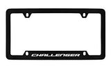 Dodge Challenger Black Metal license Plate Frame Holder 4 Hole