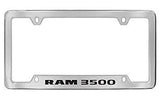 Dodge 3500 Ram Chrome Metal license Plate Frame Holder 4 Hole