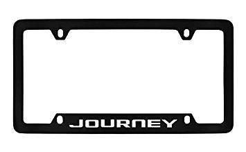 Dodge Journey Black Metal license Plate Frame Holder 4 Hole