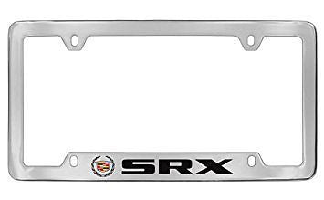 Cadillac SRX Chrome Metal license Plate Frame Holder 4 Hole