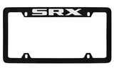 Cadillac SRX Black Metal license Plate Frame Holder 4 Hole