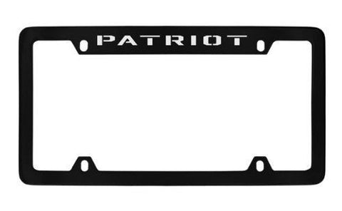 Jeep Patriot Black Metal license Plate Frame Holder 4 Hole