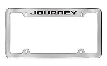 Dodge Journey Chrome Metal license Plate Frame Holder 4 Hole