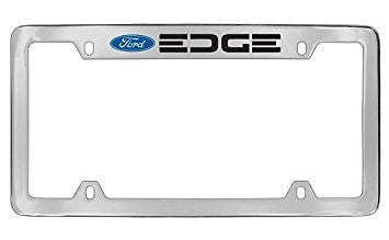 Ford Edge Chrome Metal license Plate Frame Holder 4 Hole