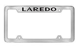 Jeep Laredo Chrome Metal license Plate Frame Holder 4 hole