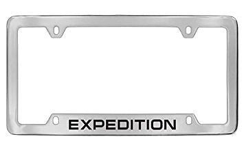 Ford Expedition Chrome Metal license Plate Frame Holder 4 Hole