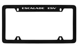 Cadillac Escalade Black Metal license Plate Frame Holder 4 Hole