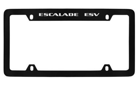 Cadillac Escalade Black Metal license Plate Frame Holder 4 Hole