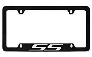 Chevrolet SS Black Metal license Plate Frame Holder 4 Hole