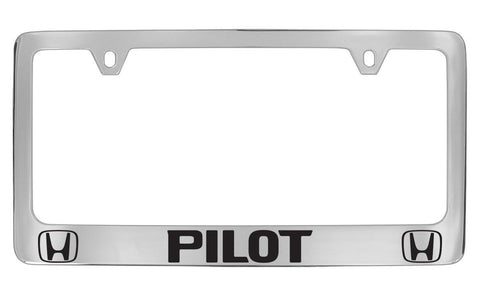 Honda Pilot Chrome Metal license Plate Frame Holder 2 Hole
