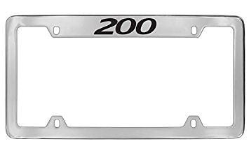 Chrysler 200 Chrome Metal license Plate Frame Holder 4 Hole