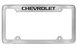 Chevrolet Logo Chrome Metal license Plate Frame Holder 4 Hole