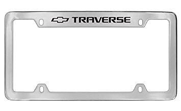 Chevrolet Traverse Chrome Metal license Plate Frame Holder 4 Hole