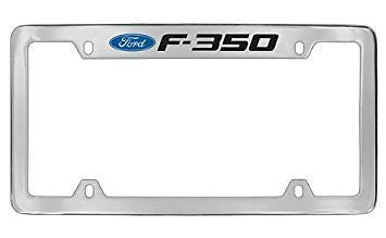 Ford Fiesta Chrome Metal license Plate Frame Holder 4 Hole