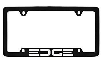 Ford Edge Black Metal license Plate Frame Holder 4 Hole