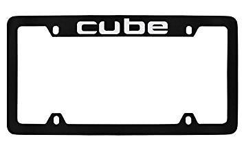 Nissan Cube Black Metal license Plate Frame Holder 4 Hole