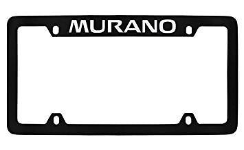 Nissan Murano Black Metal license Plate Frame Holder 4 Hole