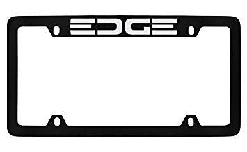 Ford Edge Black Metal license Plate Frame Holder 4 Hole