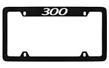 Chrysler 300 Black Metal license Plate Frame Holder 4 Hole