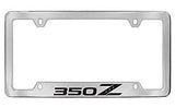 Nissan 350Z Chrome Metal license Plate Frame Holder 4 Hole