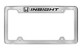 Honda Insight Chrome Metal license Plate Frame Holder 4 Hole